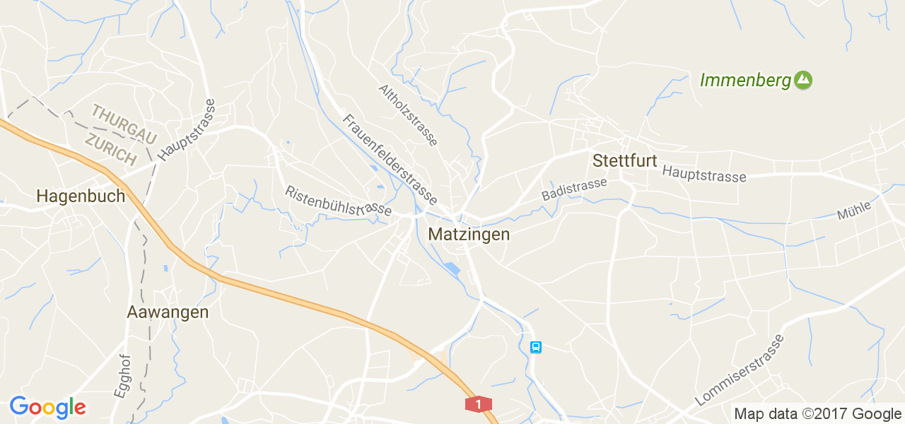 map de la ville de Matzingen