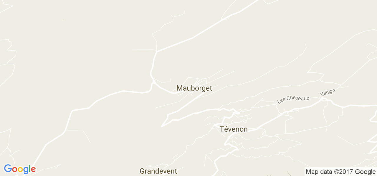 map de la ville de Mauborget