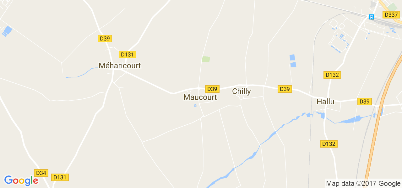 map de la ville de Maucourt