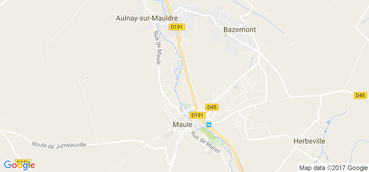 map de la ville de Maule