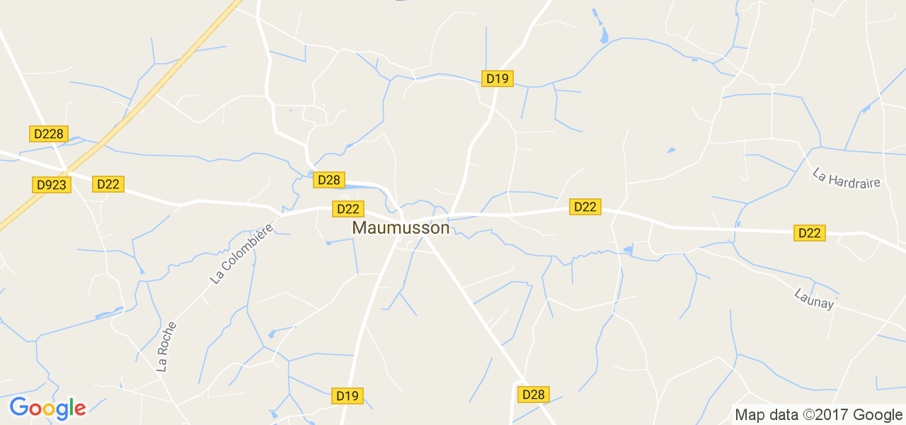 map de la ville de Maumusson