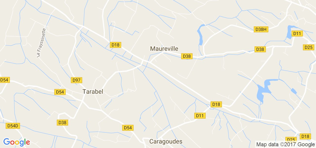 map de la ville de Maureville