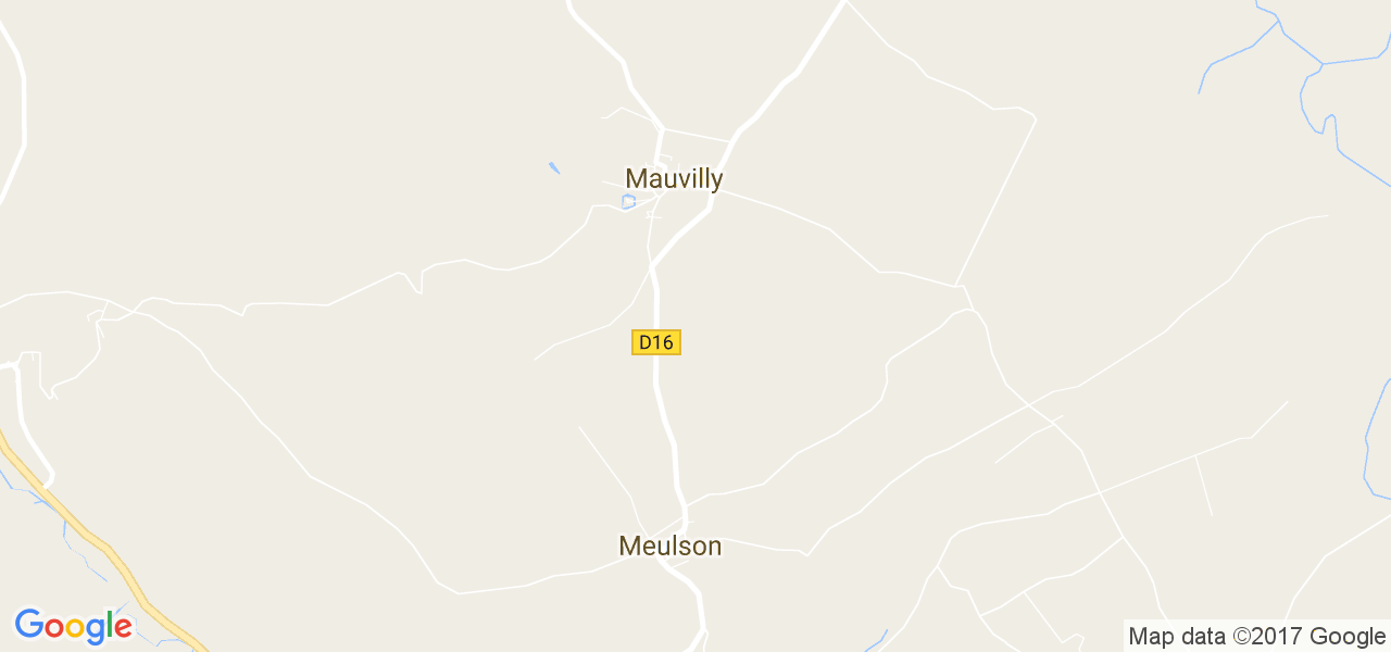 map de la ville de Mauvilly