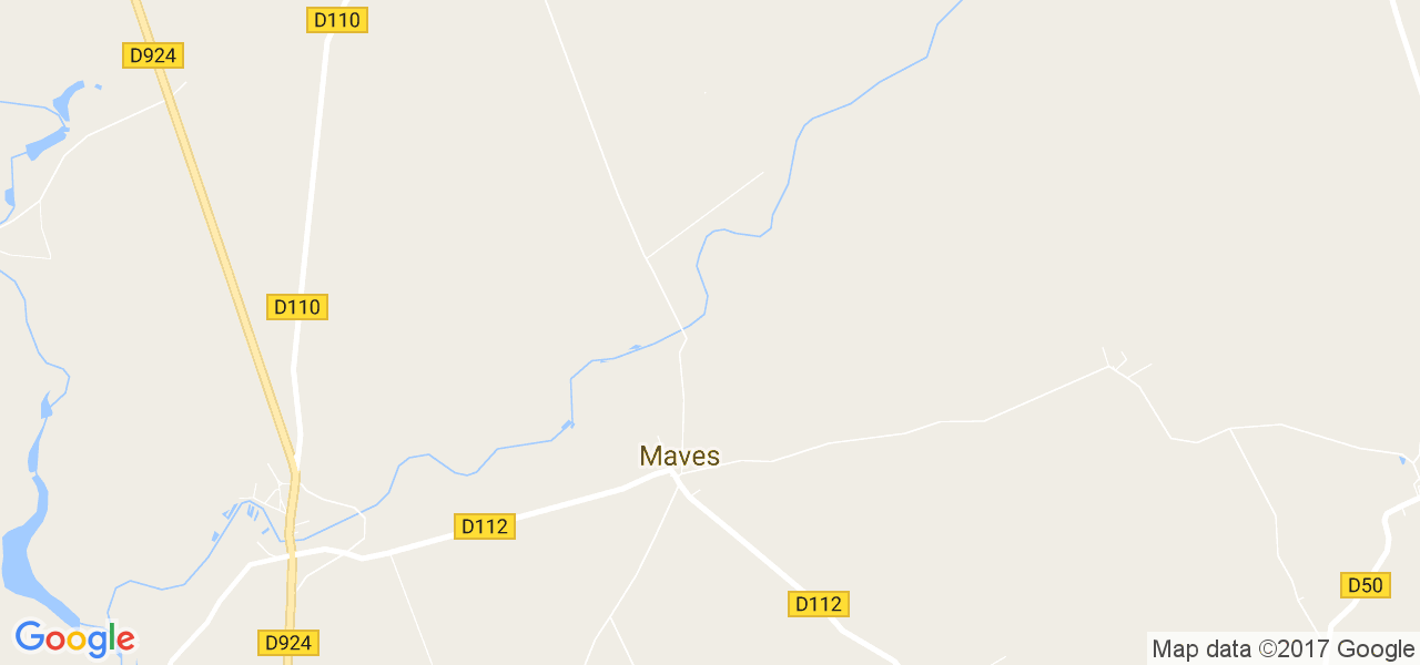 map de la ville de Maves