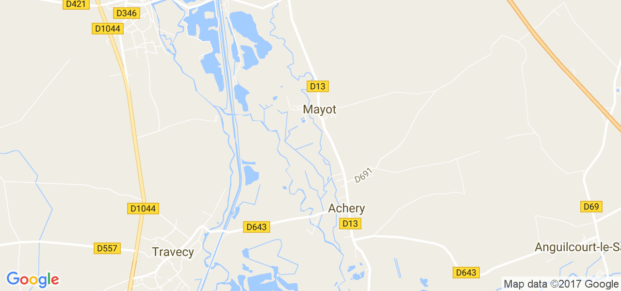 map de la ville de Mayot