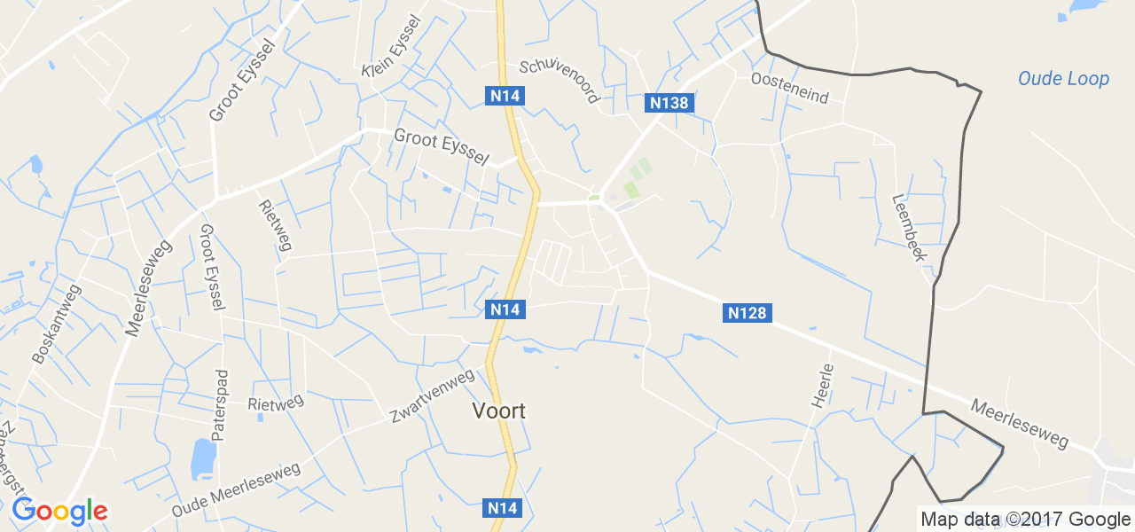 map de la ville de Meerle