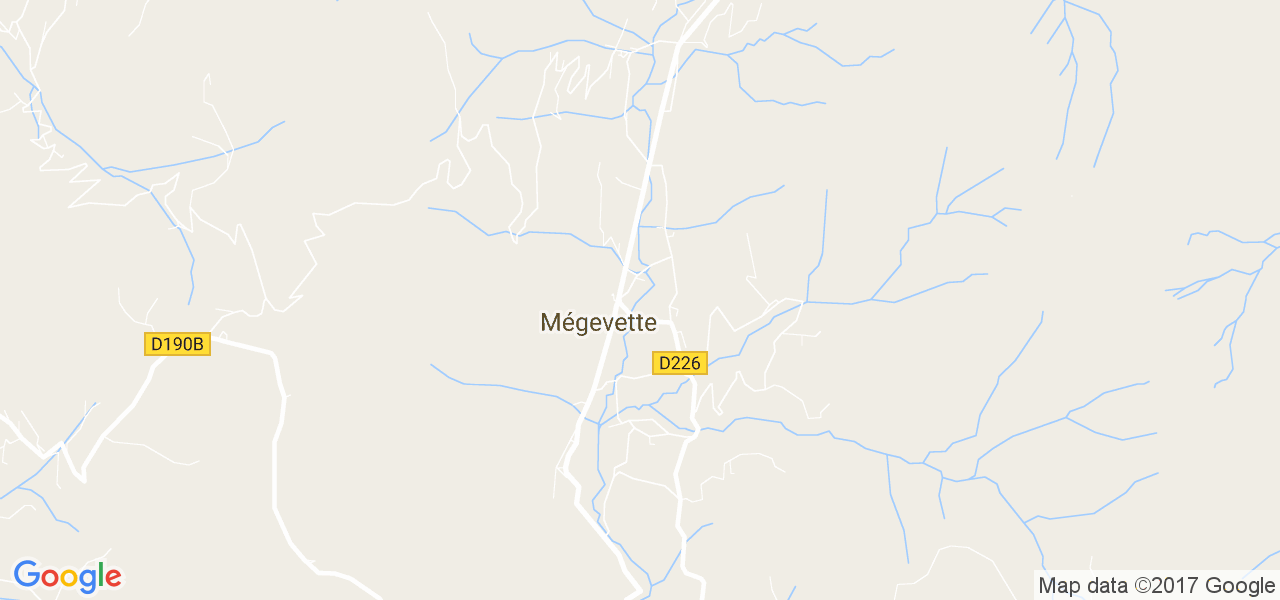 map de la ville de Mégevette