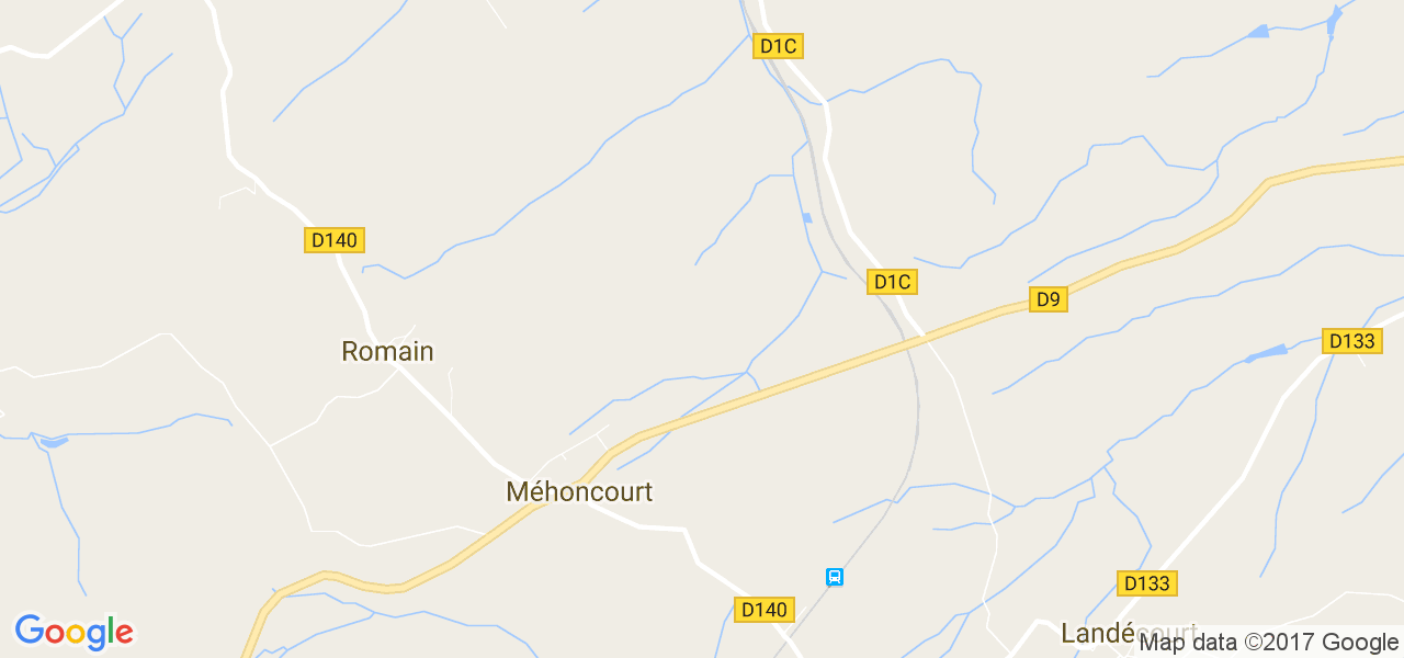 map de la ville de Méhoncourt