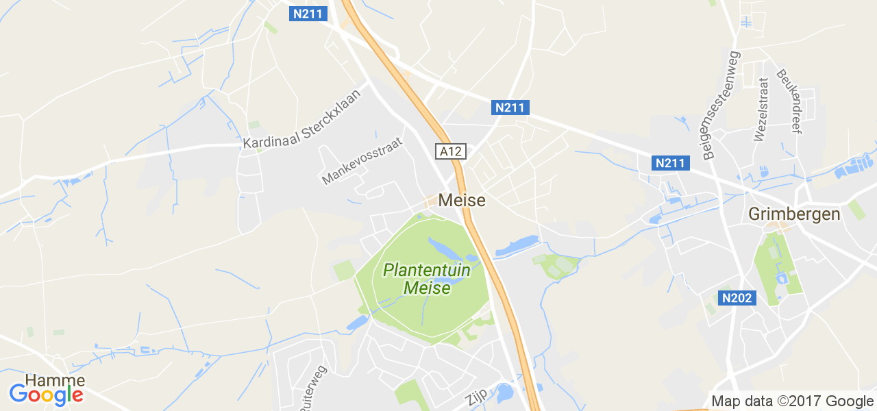 map de la ville de Meise