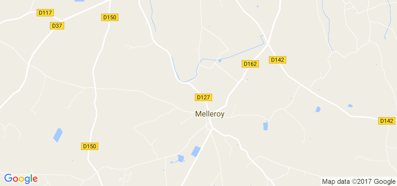 map de la ville de Melleroy