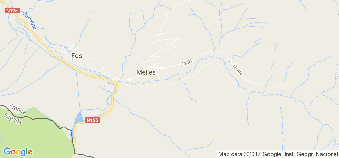 map de la ville de Melles