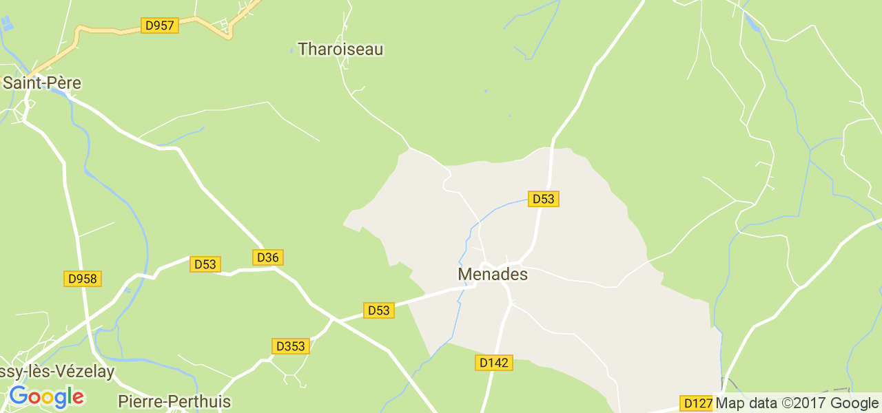 map de la ville de Menades