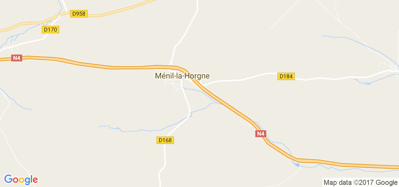 map de la ville de Ménil-la-Horgne