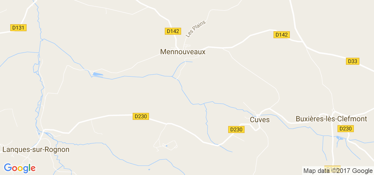 map de la ville de Mennouveaux