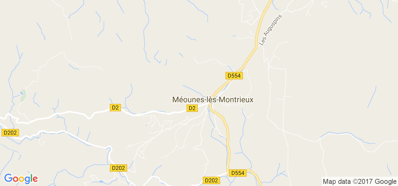 map de la ville de Méounes-lès-Montrieux