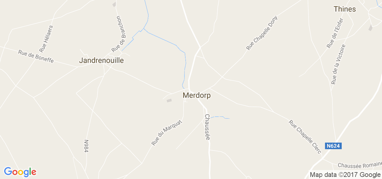 map de la ville de Merdorp