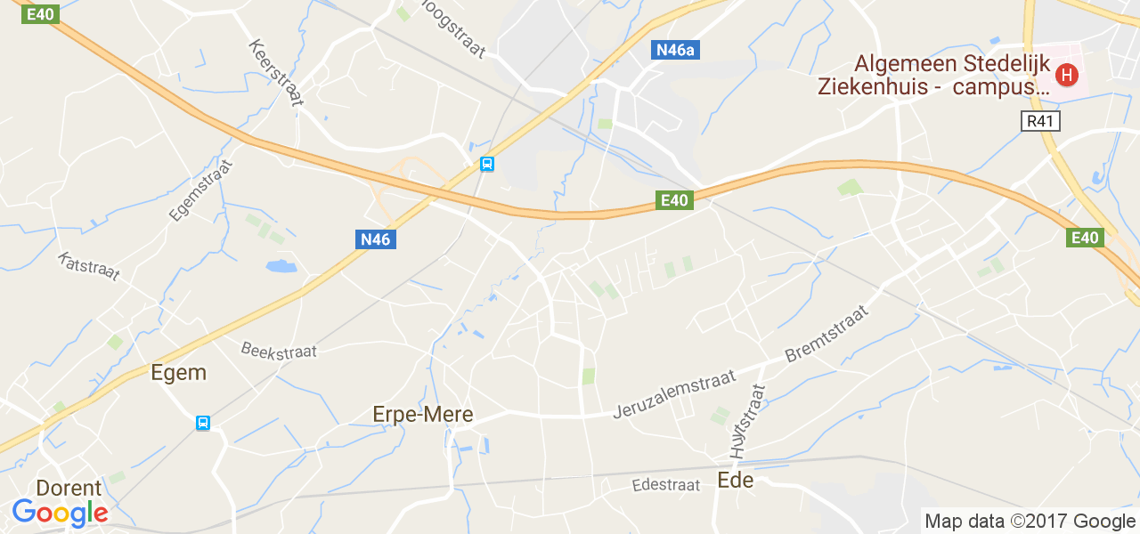 map de la ville de Mere