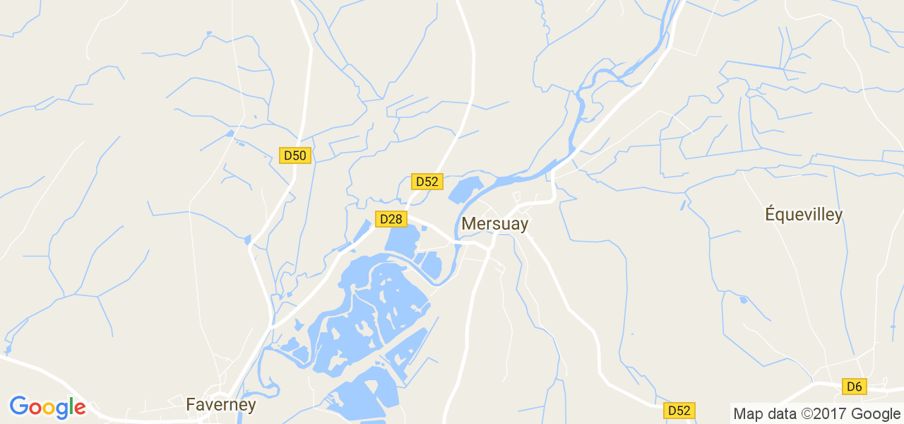 map de la ville de Mersuay