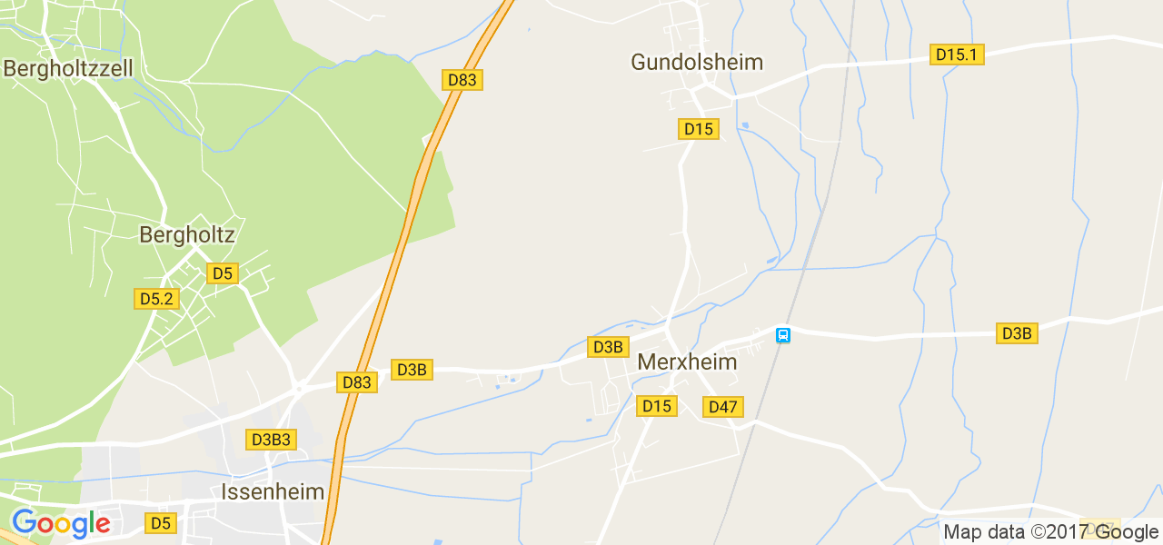 map de la ville de Merxheim