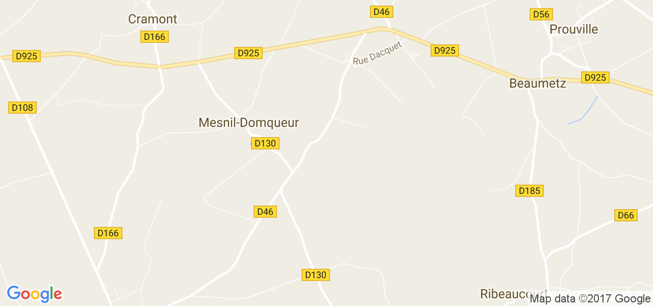 map de la ville de Mesnil-Domqueur