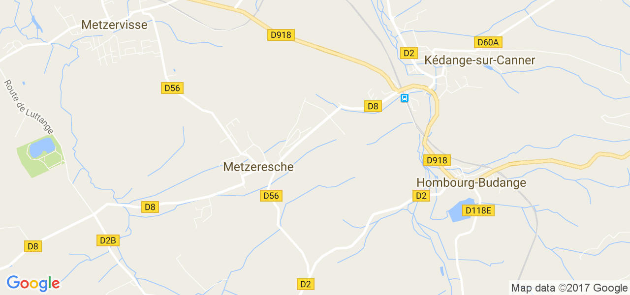 map de la ville de Metzeresche