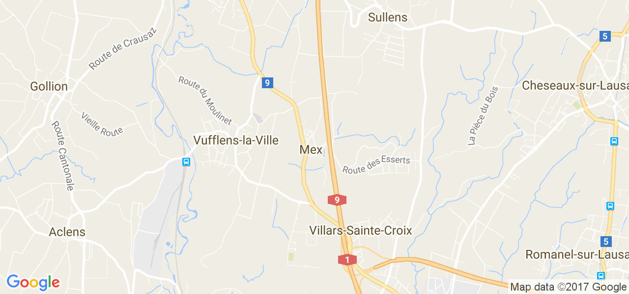 map de la ville de Mex