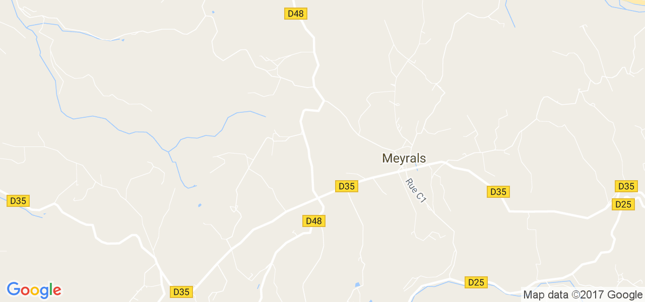 map de la ville de Meyrals