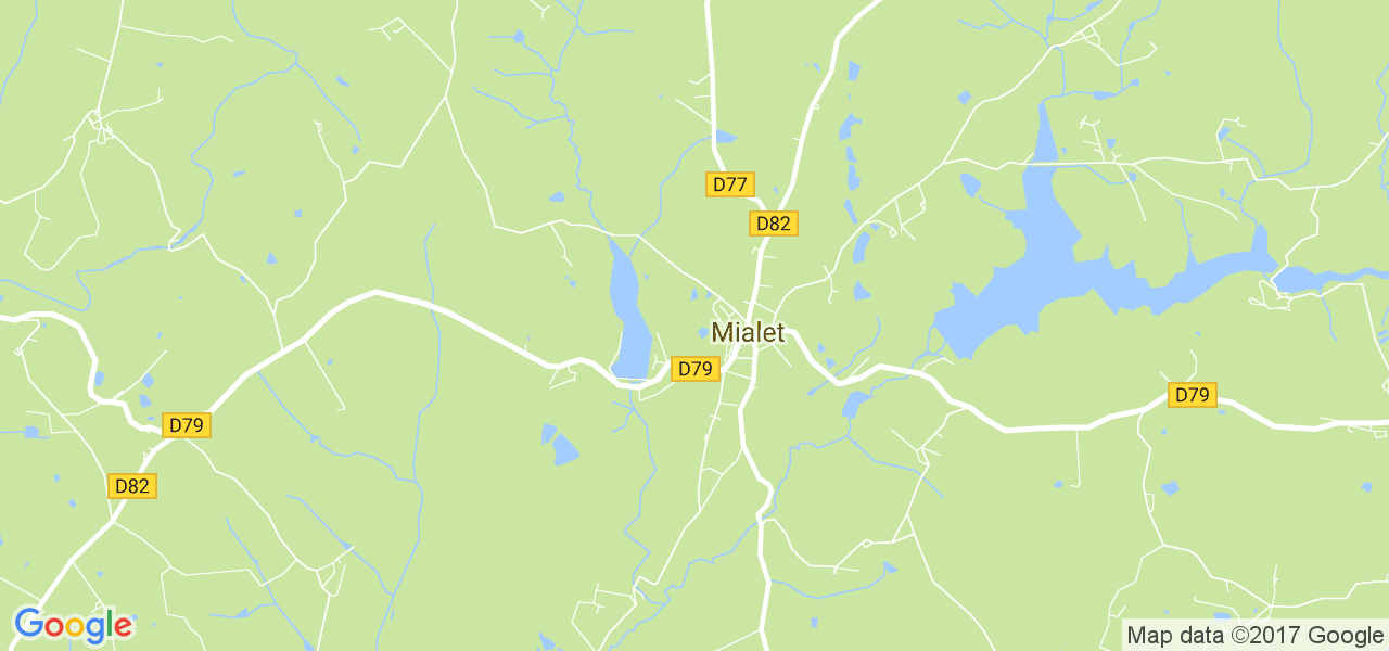 map de la ville de Mialet