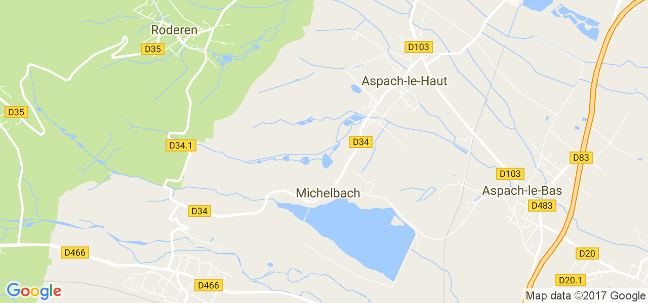 map de la ville de Michelbach