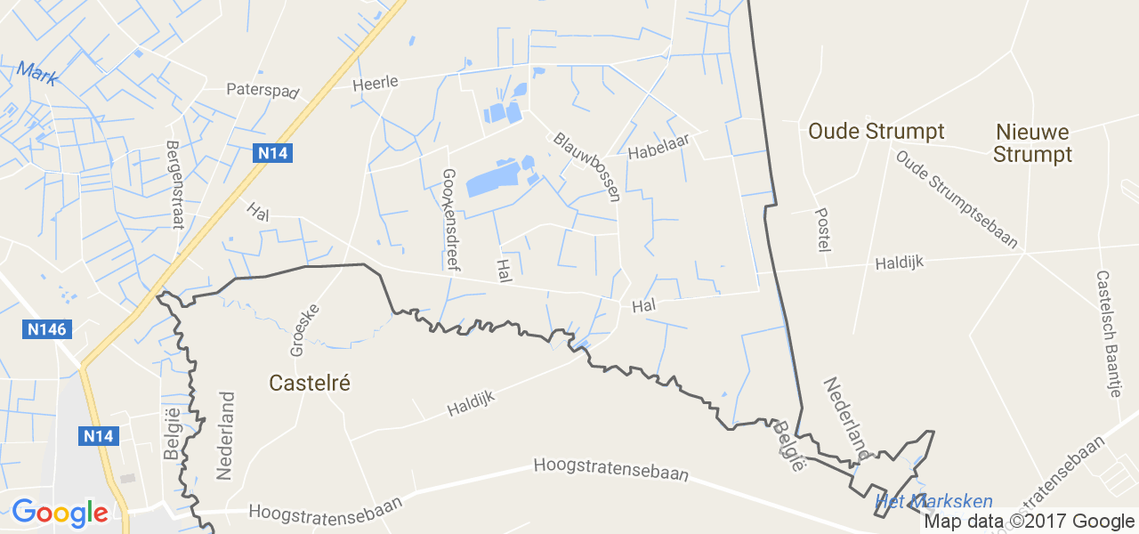 map de la ville de Minderhout