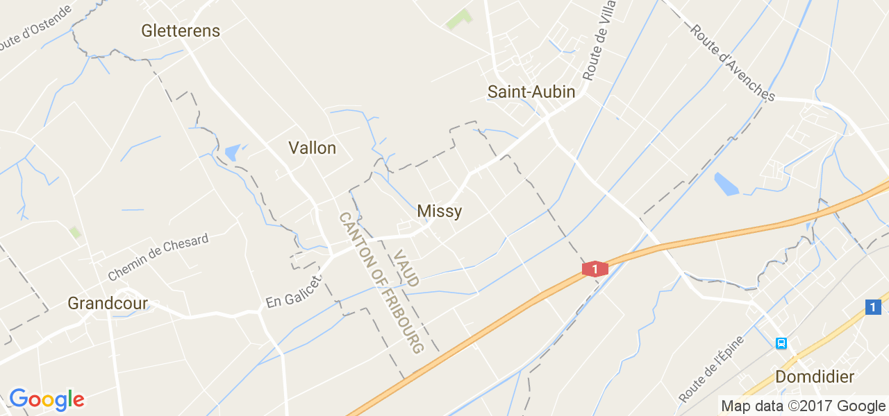 map de la ville de Missy