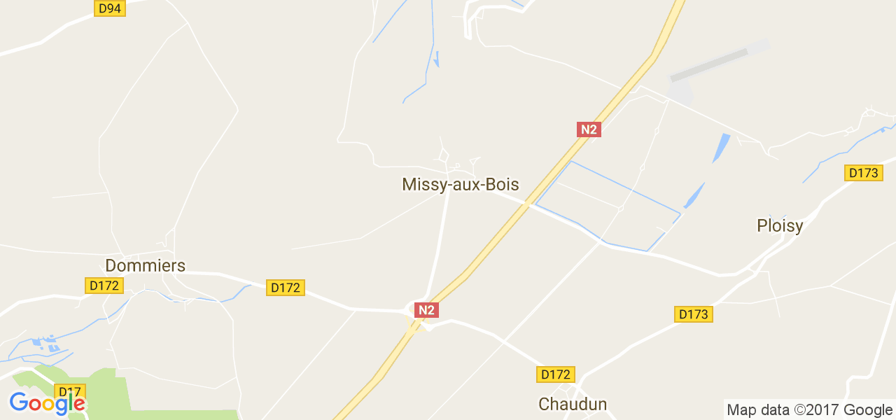 map de la ville de Missy-aux-Bois