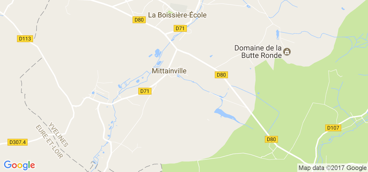 map de la ville de Mittainville