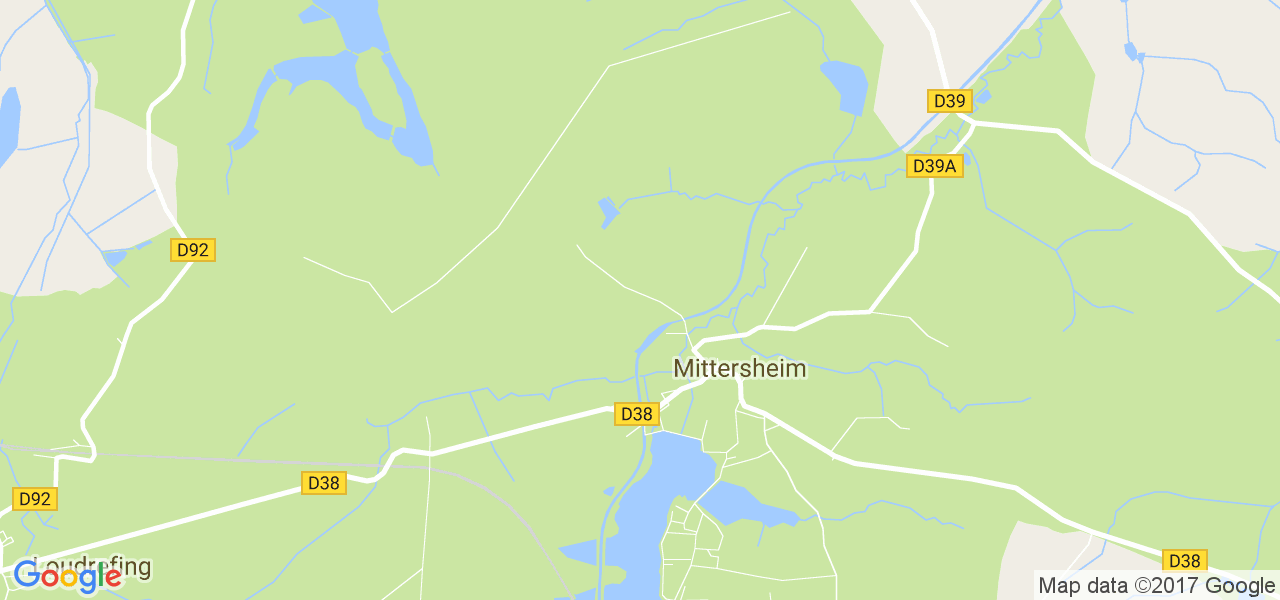 map de la ville de Mittersheim