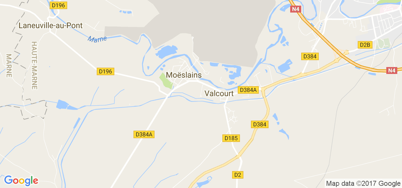 map de la ville de Moëslains