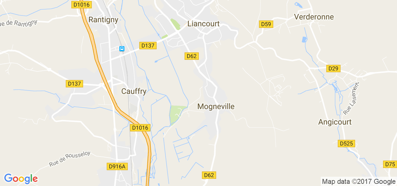 map de la ville de Mognéville