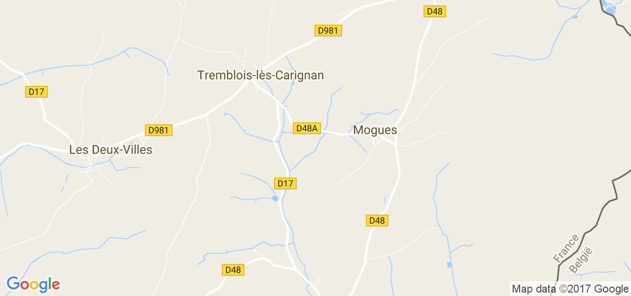 map de la ville de Mogues