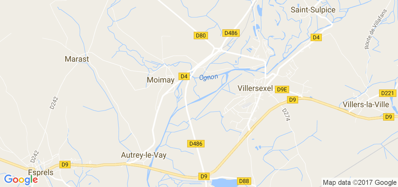 map de la ville de Moimay