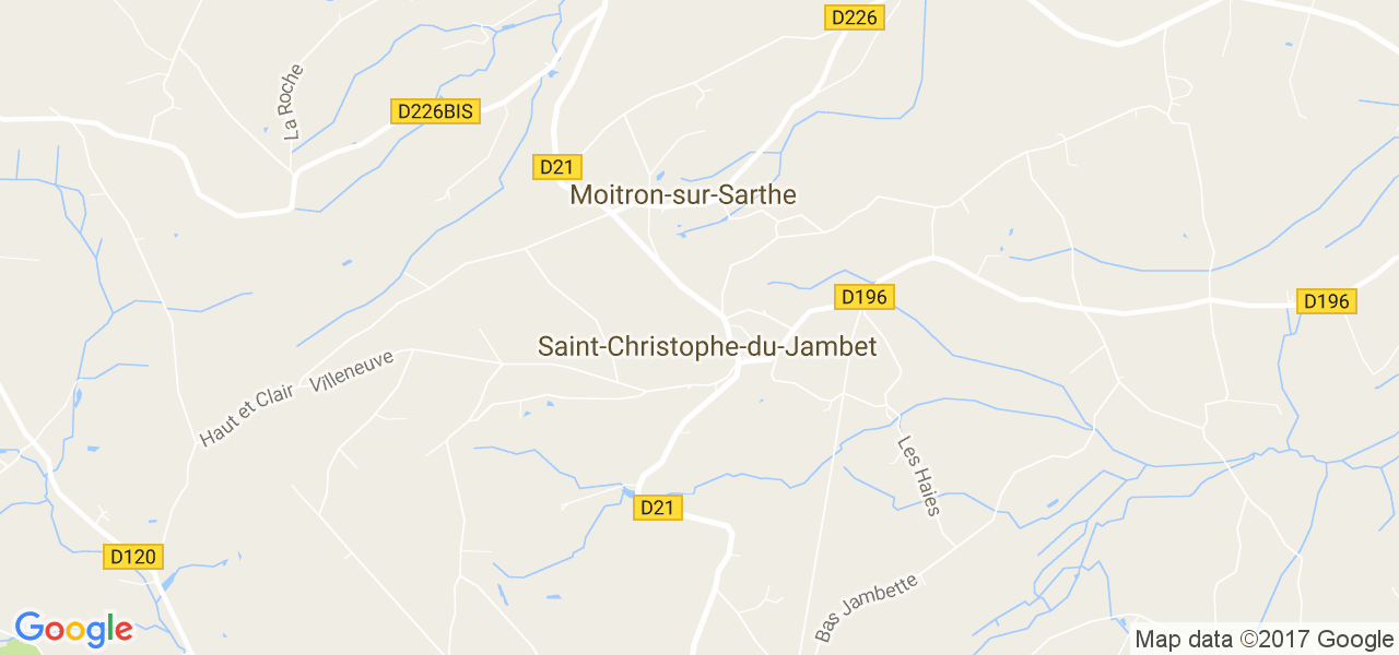 map de la ville de Moitron-sur-Sarthe