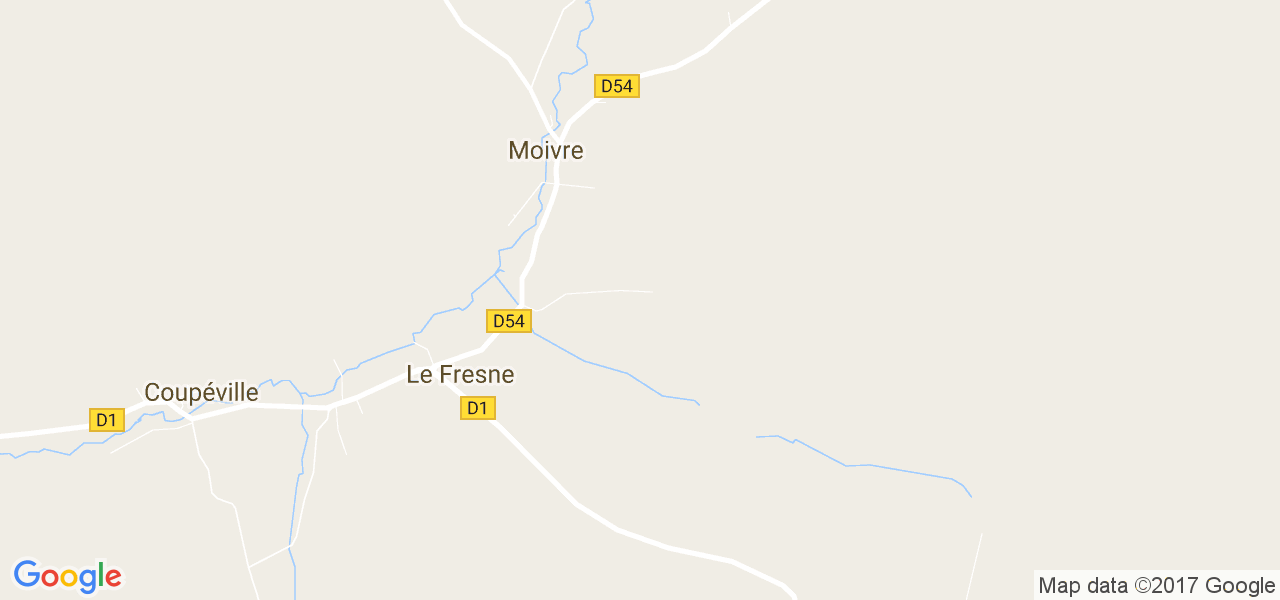 map de la ville de Moivre