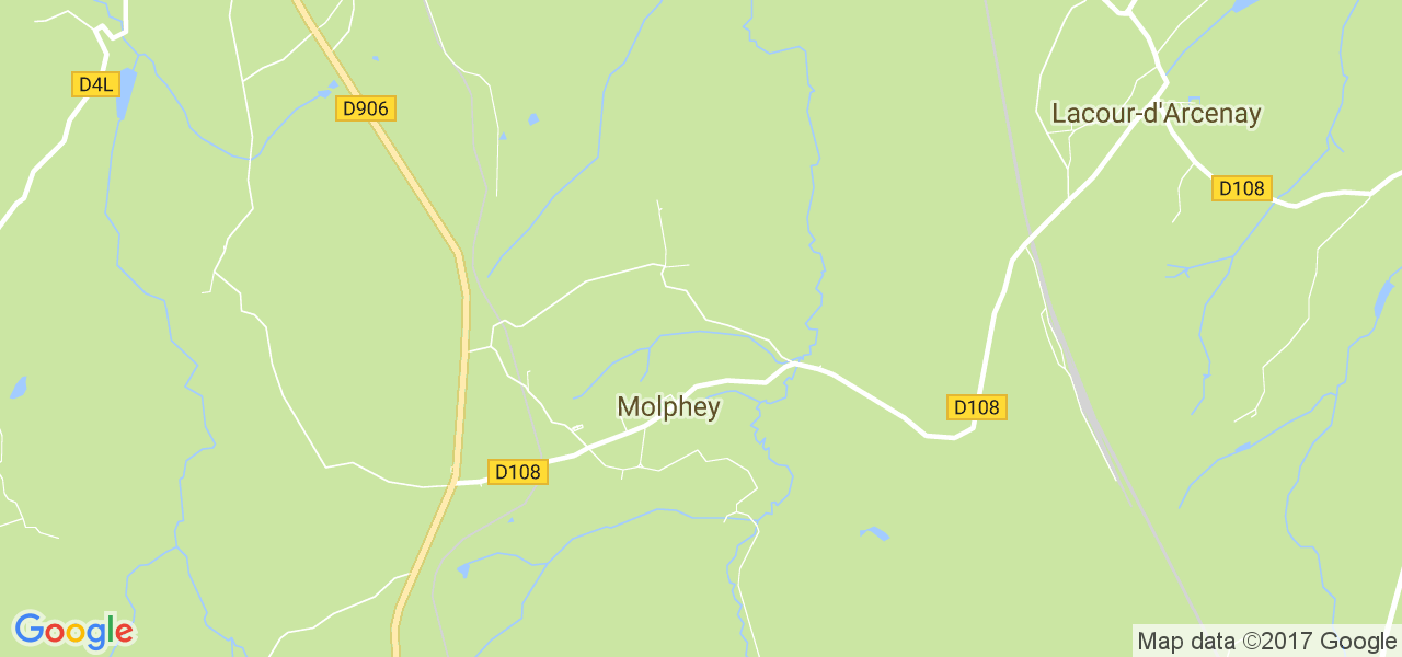 map de la ville de Molphey