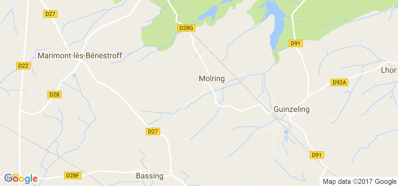 map de la ville de Molring