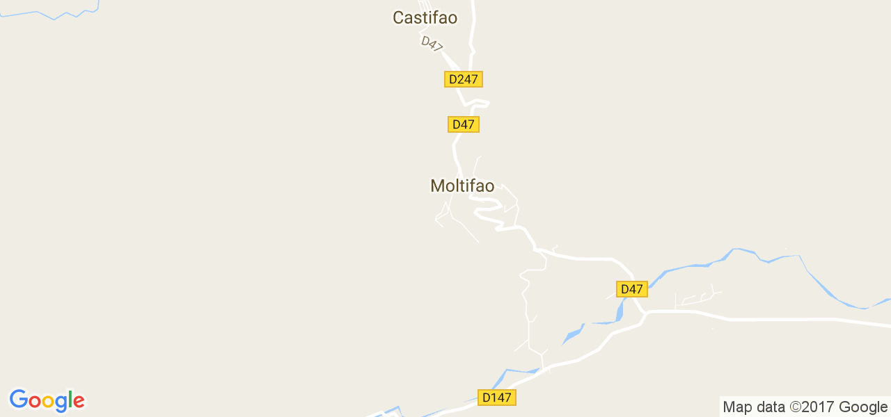 map de la ville de Moltifao