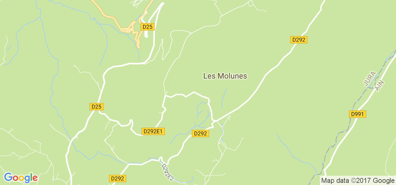 map de la ville de Molunes