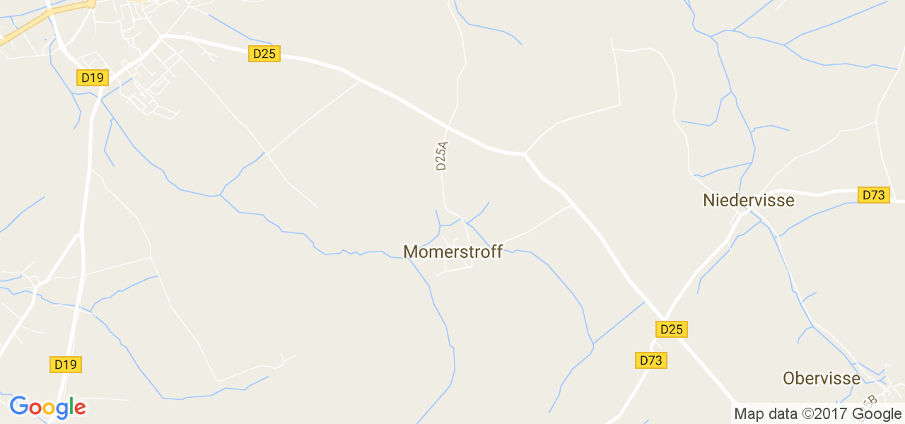 map de la ville de Momerstroff