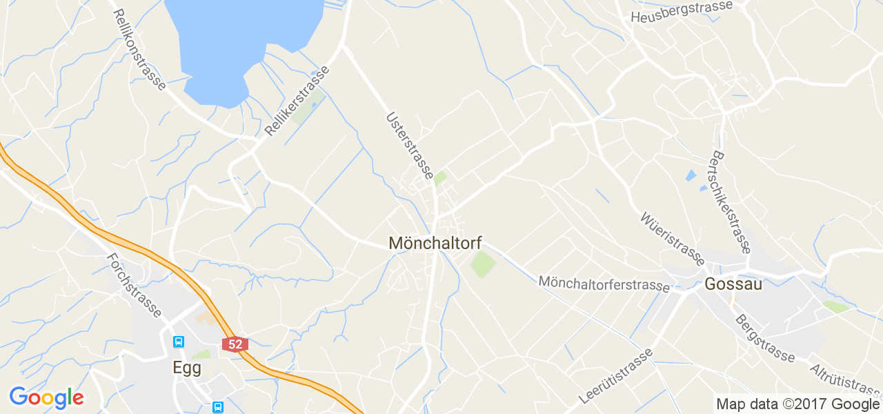 map de la ville de Mönchaltorf
