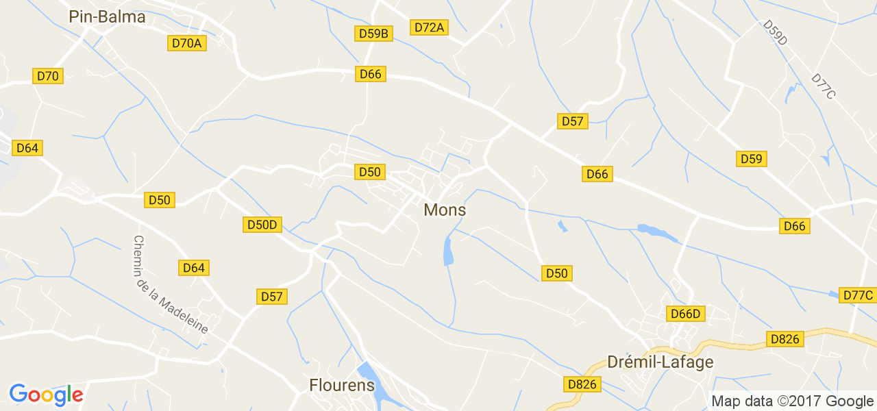 map de la ville de Mons