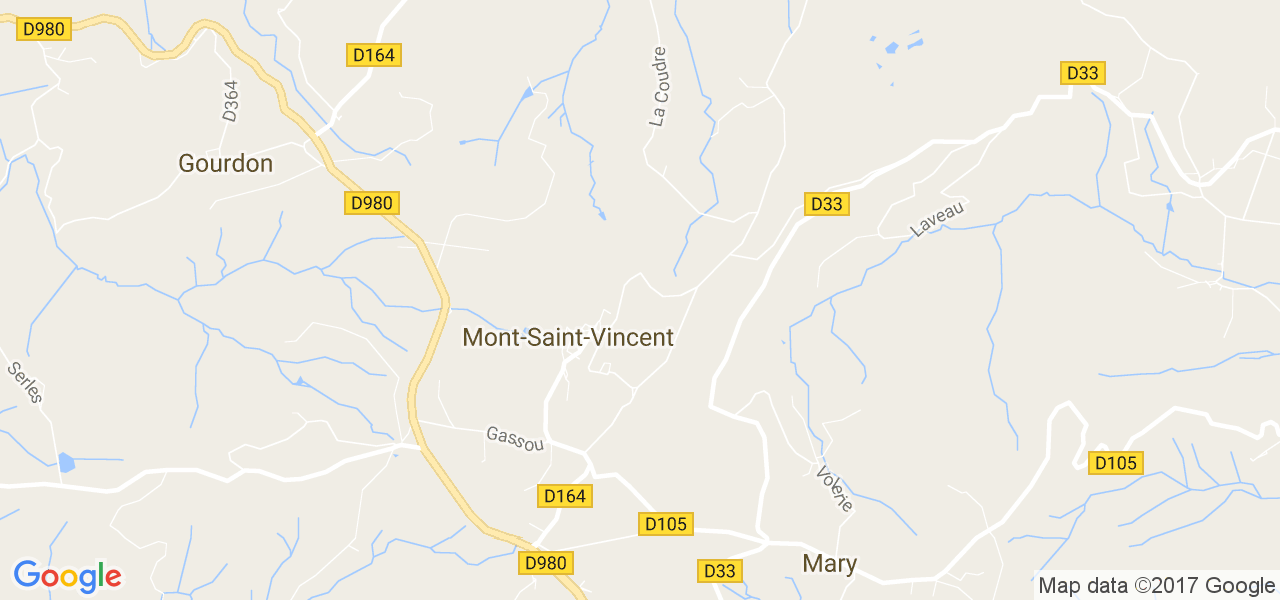 map de la ville de Mont-Saint-Vincent