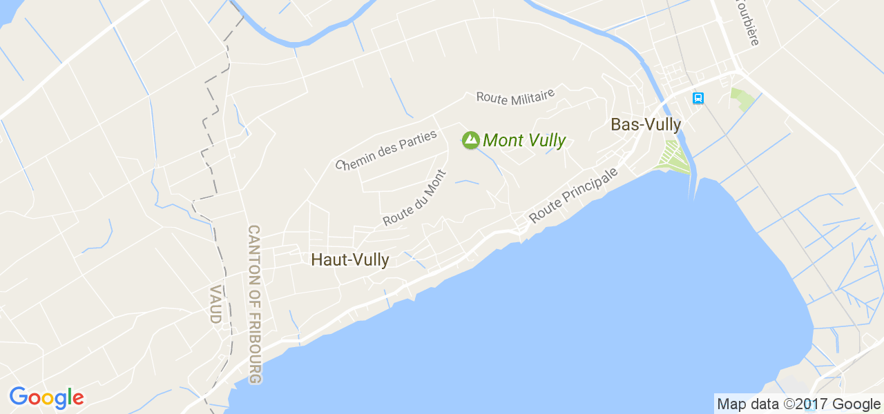 map de la ville de Mont-Vully