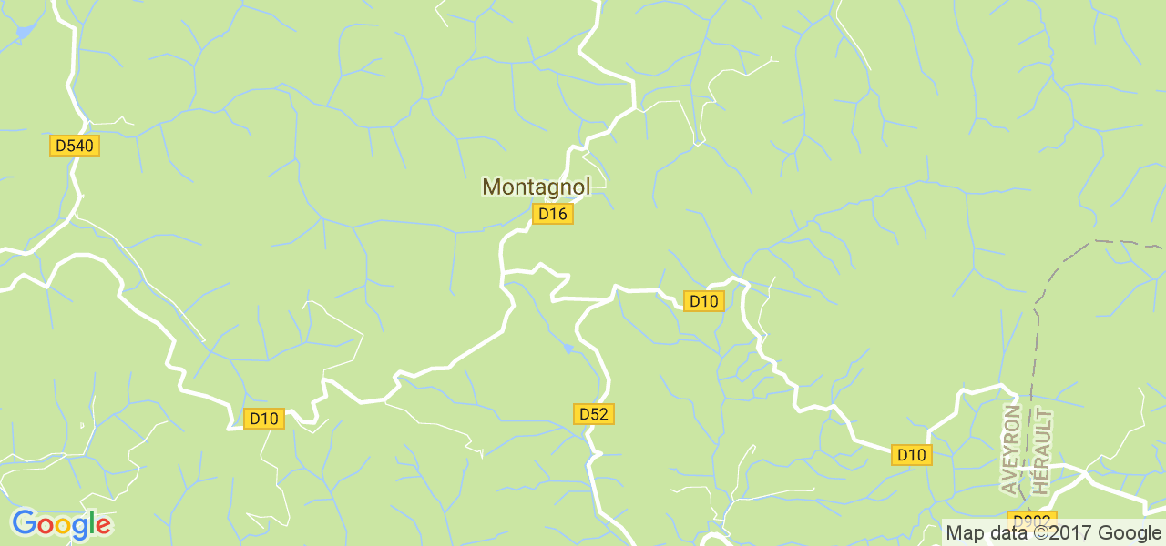 map de la ville de Montagnol